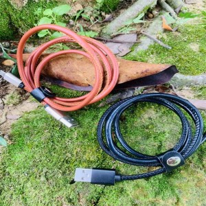 Business Style Leather Data Cables
