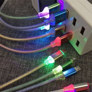 LED bling bling data cable